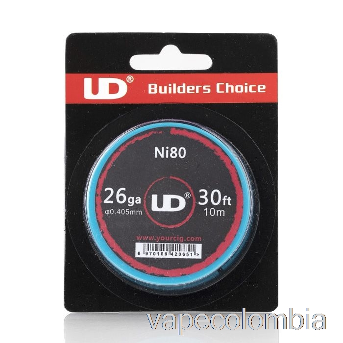 Vape Recargable Ud Youde Cable Resistencia 26 Ga - Nicrom 80